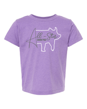 Load image into Gallery viewer, All-Star Show Pigs Rabbit Skins Brand Short Sleeve Toddler Tee