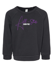 Load image into Gallery viewer, All Star Show Pigs Toddler Crewneck Sweatshirt and Hoodie