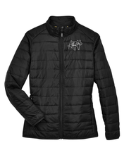 Load image into Gallery viewer, All Star Show Pigs Ladies Puffer Jacket-No Hood
