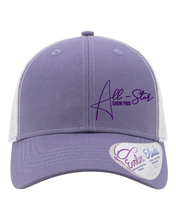 Load image into Gallery viewer, All-Star Show Pigs Women's Modern Trucker Ponytail Cap - CHARLIE