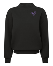 Load image into Gallery viewer, All Star Show Pigs Women's Luxe Mock Neck Sweatshirt
