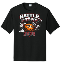 Load image into Gallery viewer, BATTLE IN B-TOWN SHORT OR LONG SLEEVE DRIFIT PERFORMANCE TEE