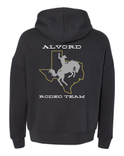 Load image into Gallery viewer, Alvord Rodeo Team BLACK Bella Canvas Hoodie