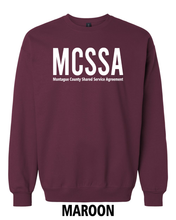 Load image into Gallery viewer, MCSSA TRAVEL LIGHT CREWNECK SWEATSHIRT