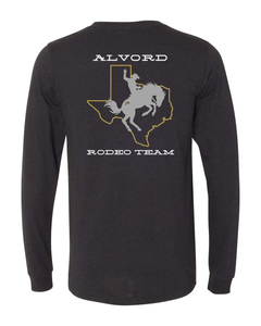 Alvord Rodeo Team Long Sleeve Tee in Black Heather