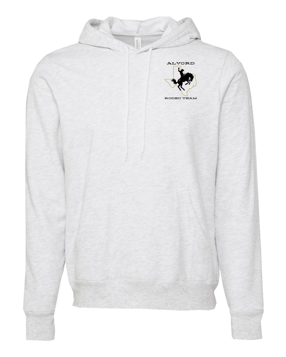 Alvord Rodeo Team Ash Bella Canvas Hoodie