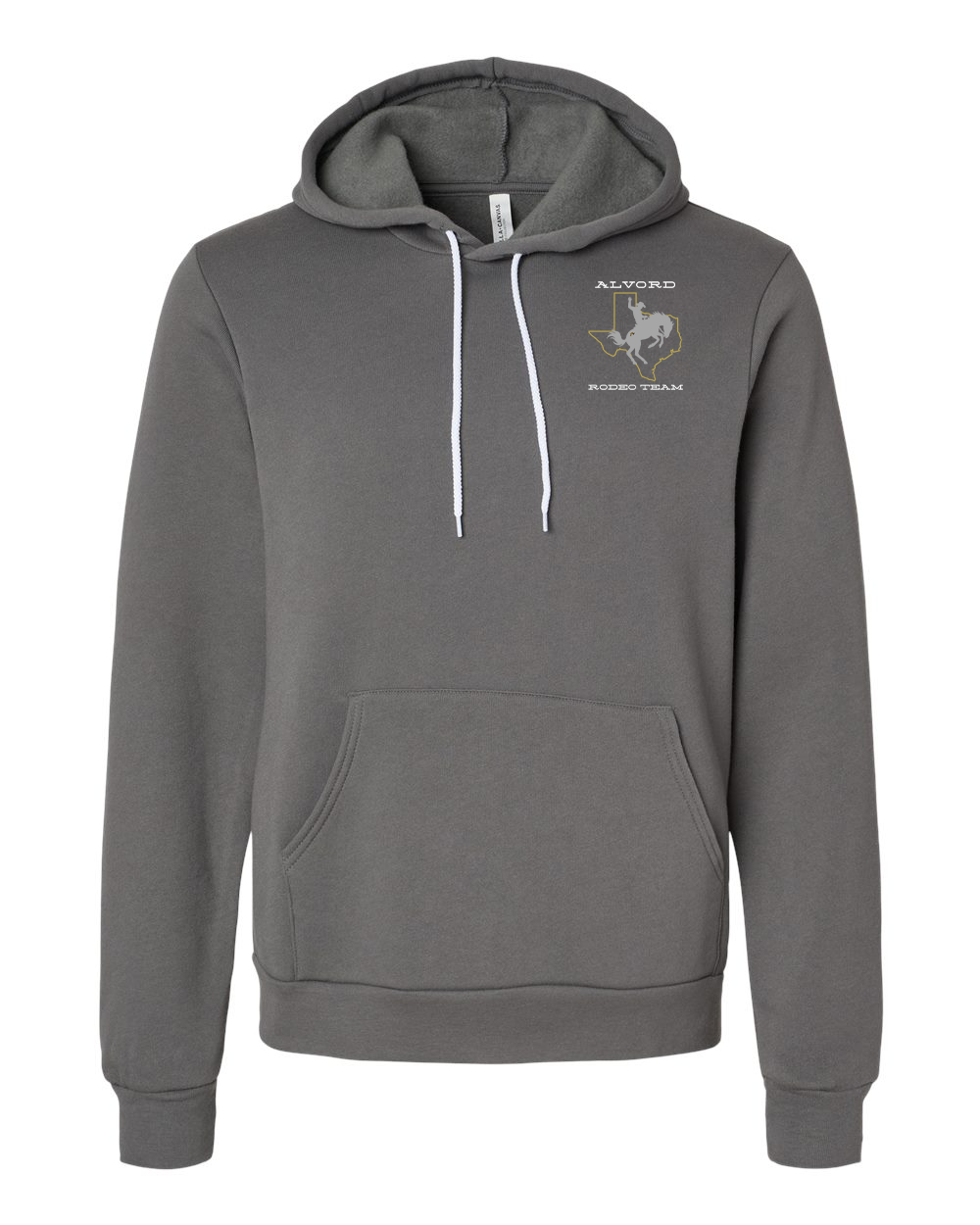 Alvord Rodeo Team Asphalt Bella Canvas Hoodie