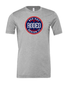 ADULT-Region III Rodeo Round Logo Short SleeveTee, Long Sleeve Tee,  Crew neck Sweatshirt and Hoodie