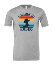 Load image into Gallery viewer, YOUTH-Region III Rodeo Sunset Short SleeveTee, Long Sleeve Tee,  and Hoodie