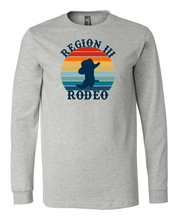 Load image into Gallery viewer, YOUTH-Region III Rodeo Sunset Short SleeveTee, Long Sleeve Tee,  and Hoodie