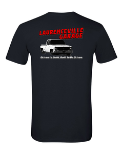 Laurenceville Garage Truck Logo Tees