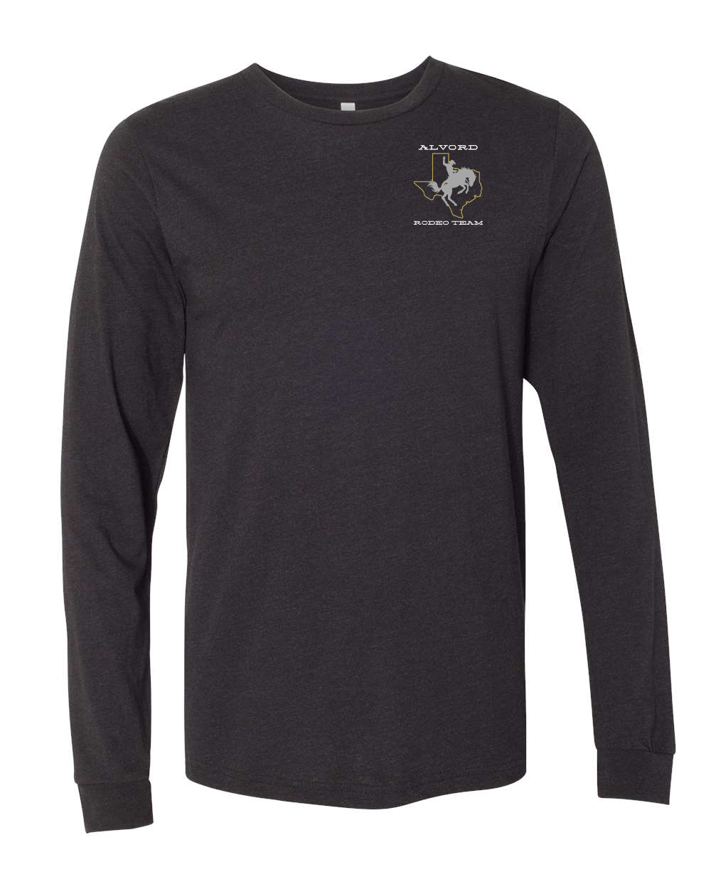 Alvord Rodeo Team Long Sleeve Tee in Black Heather
