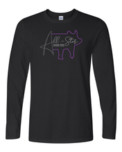 Load image into Gallery viewer, All-Star Show Pigs Bella or Gildan Long Sleeve Tee Youth to Adult