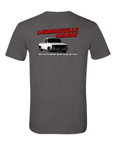 Laurenceville Garage Truck Logo Tees