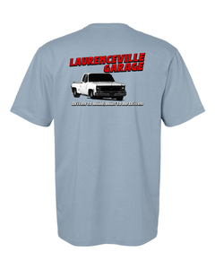 Laurenceville Garage Truck Logo Tees