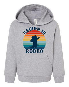 Toddler-Region III Rodeo Sunset  Hoodie