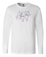 Load image into Gallery viewer, All-Star Show Pigs Bella or Gildan Long Sleeve Tee Youth to Adult