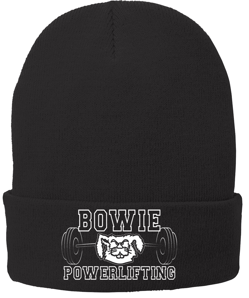 Bowie Powerlifting Beanie