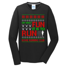 Load image into Gallery viewer, Bowie Running Club Christmas Shirt (Front &amp; Back Print)